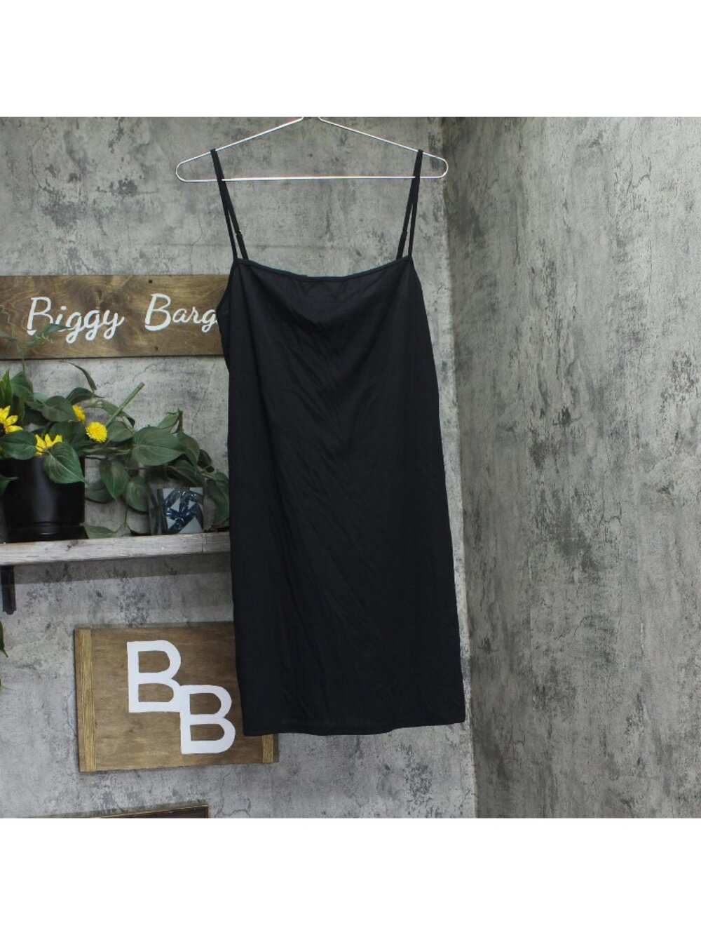 NEW INC International Concepts Womens Dress Liner Cami Black L
